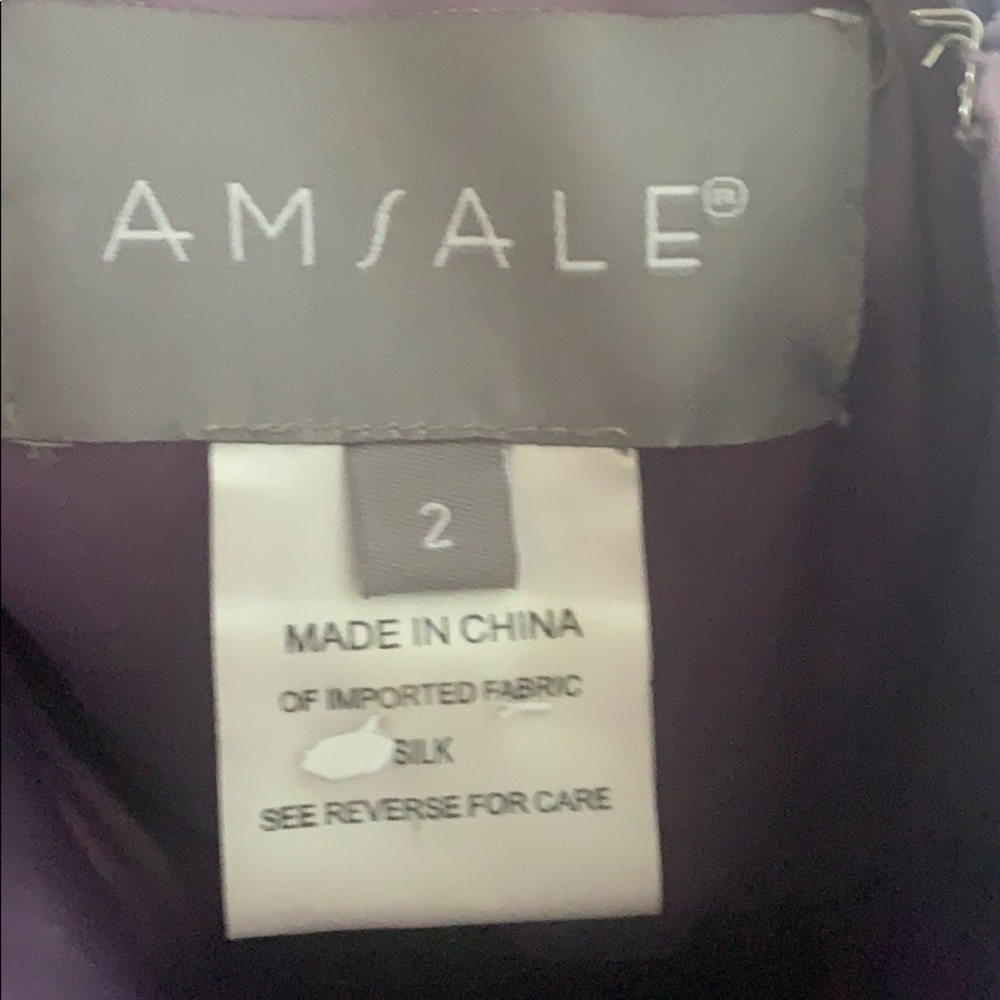 Amsale bridesmaid dress, soft purple. - Picture 4 of 4